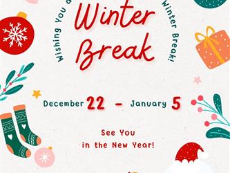 winter break flyer