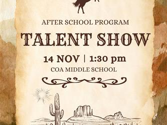 talent show flyer