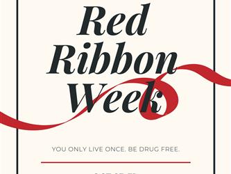 red ribbon week flyer